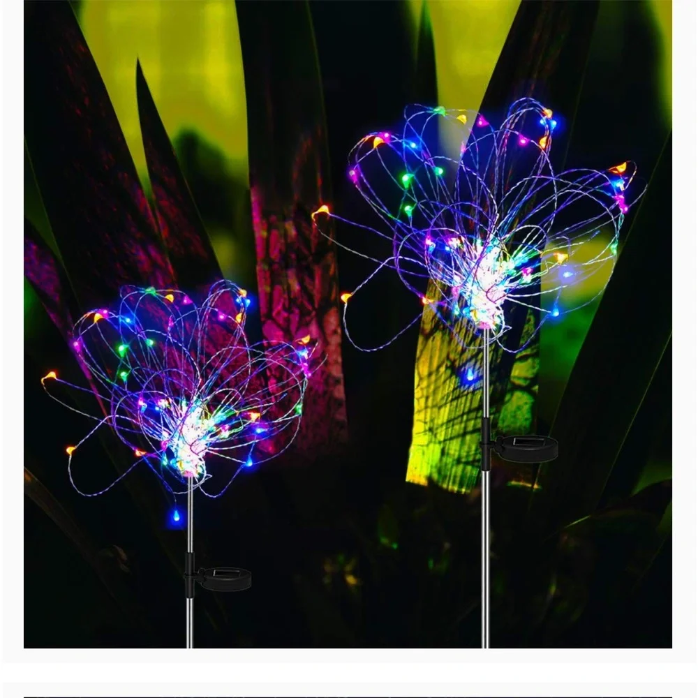 Anordsem Solar Garden Lights/Solar Fireworks Lights-Waterproof IP65-2-Pack - Picture 3 of 14